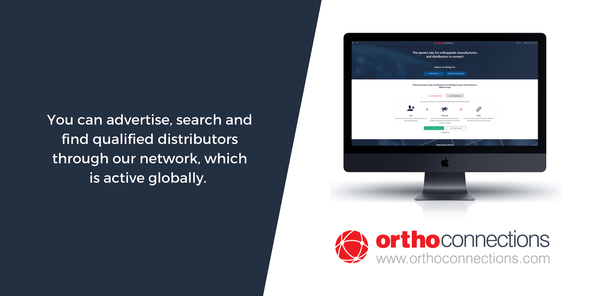orthoconnection's tweet photo. You can advertise, search and find qualified distributors through our network, which is active globally.

Currently we have over 3100 verified OUS distributors and 5000 industry subscribers.

#Orthopaedics #Spine #Distribution #GlobalExpansion https://t.co/e1pJUYWM9X