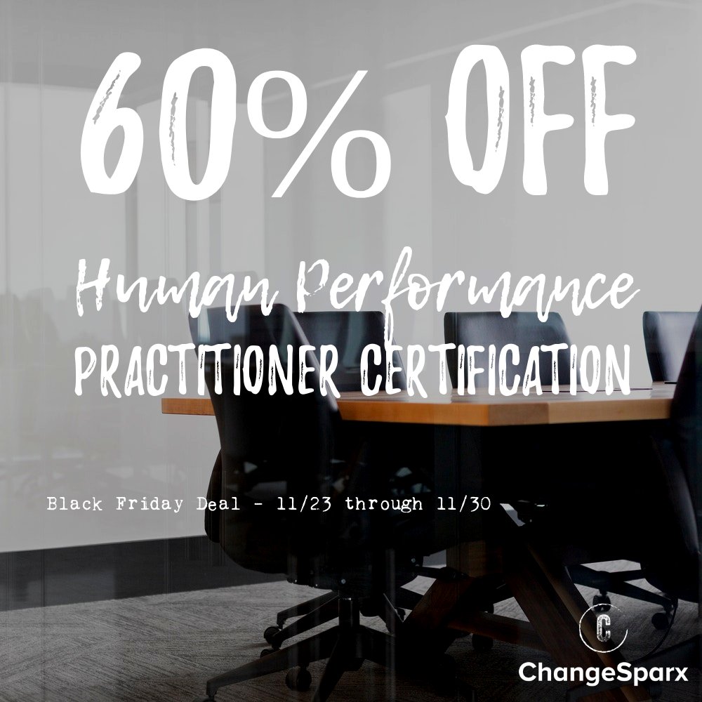 corpruitt's tweet photo. Black Friday Deal is here! 60% off the spring Human Performance Practitioner Certification. https://t.co/uaK6XbCHf2 https://t.co/DrIwoLuCE3