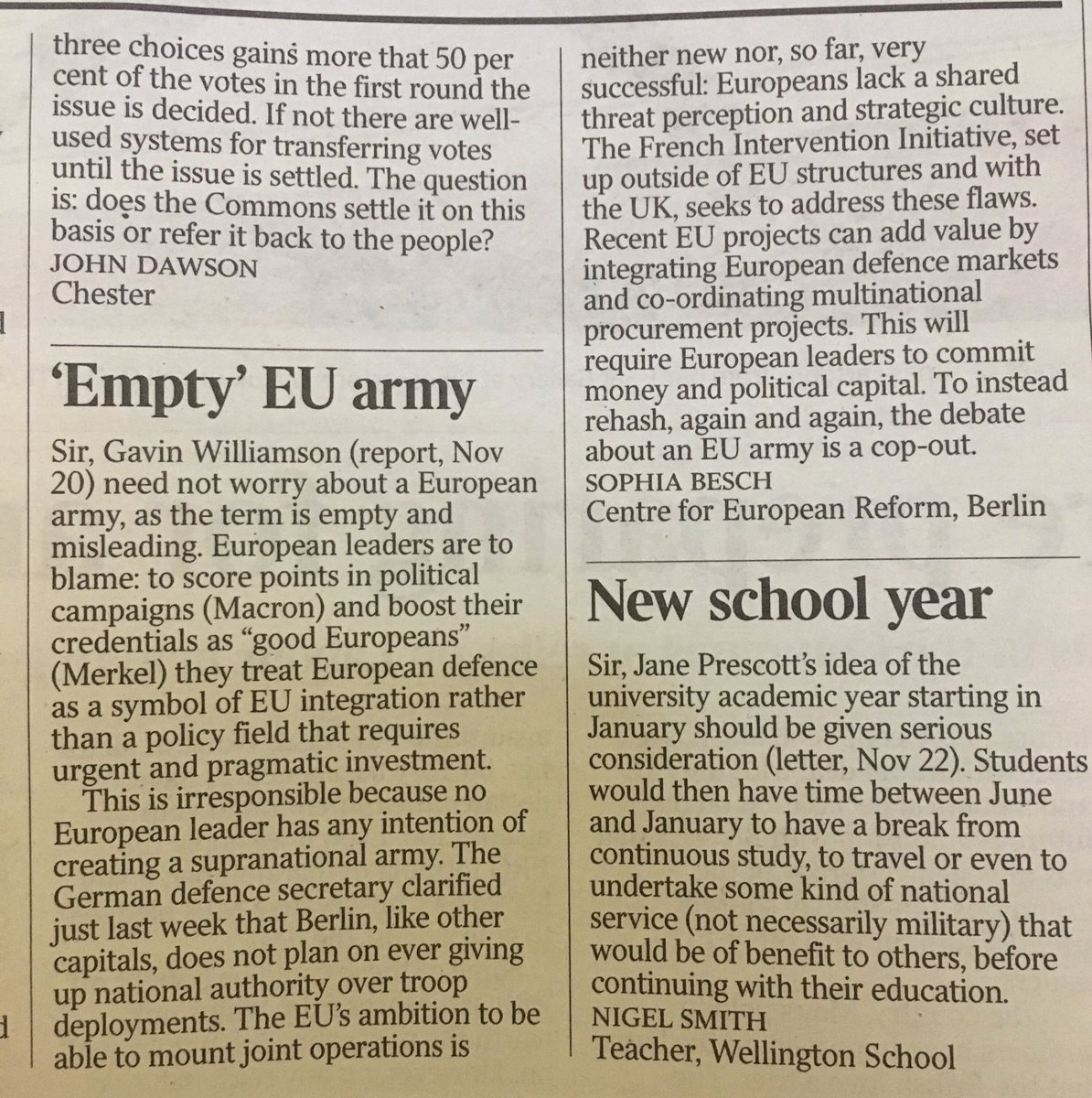 European Army? maybe not....