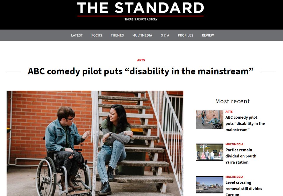 edwinawilltweet's tweet photo. New @ABC_COMEDY pilot #TheAngusProject fronts The Standard.
@swinjournalism https://t.co/tvDY05in6S