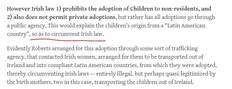 Addendum 1: Some interesting observations on the Roberts Obamacare decision here, leading to speculation that it was his adopted kids that were being used as leverage. These kids look Latin American to you?Knowing Obama obsession with his legacy, this seems plausible.  #QAnon