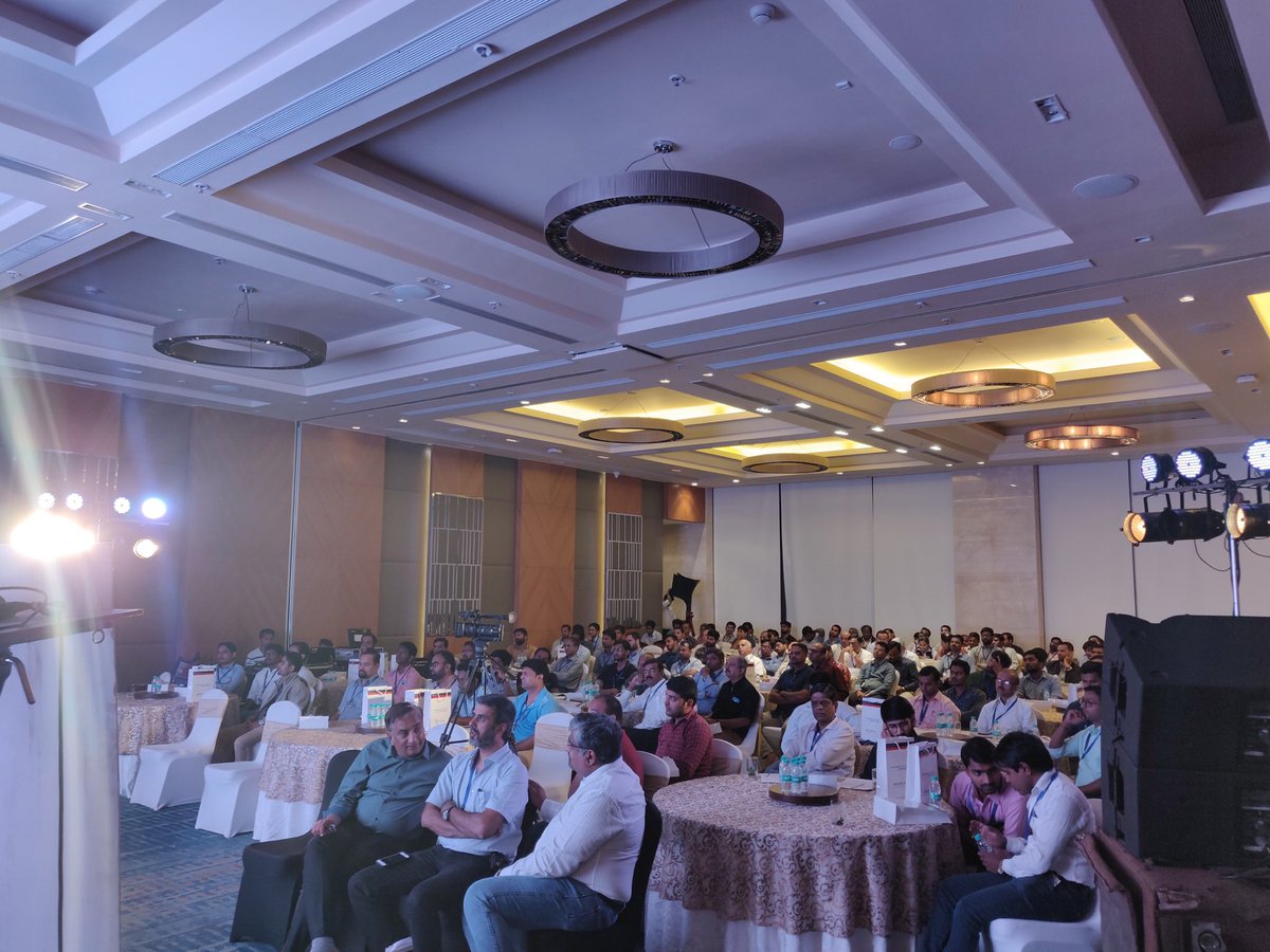 varakumar's tweet photo. What incredible audience. Full house. Very pleased to see several business owners participating in #Swx19launch in #Belgaum @BEACON_India @SOLIDWORKSIndia -@SOLIDWORKS #Belagavi https://t.co/SEs3gbzx6L
