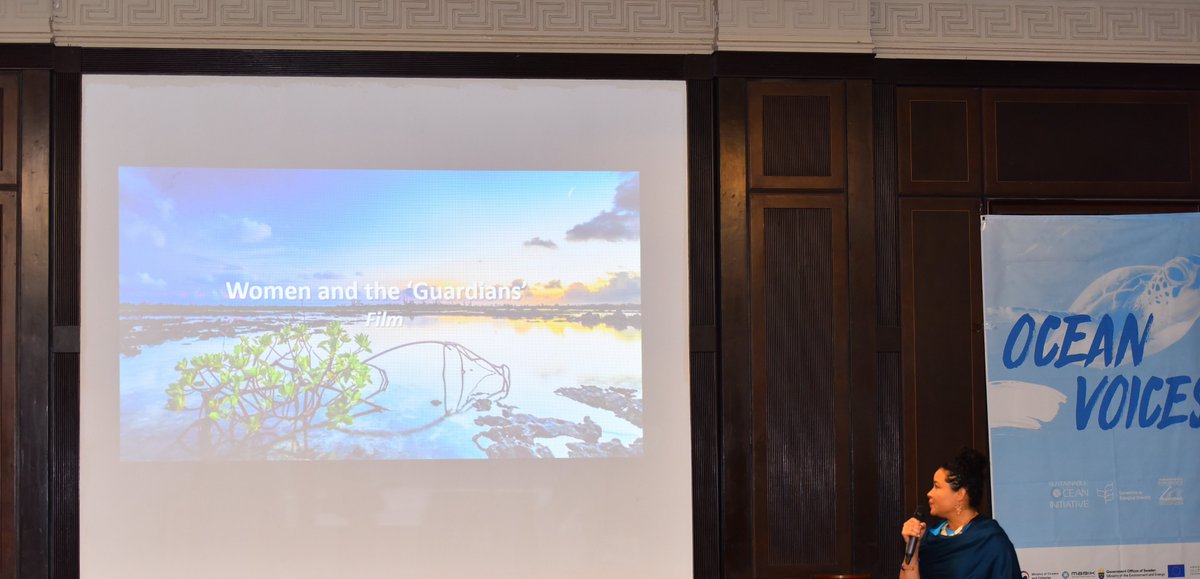 cbdoceanvoices's tweet photo. The @nature_org is getting us underway for our penultimate Ocean Voices segment about the guardians against coastal flooding: Mangroves and Seagrass! #CBDOceanVoices #CBDSOI https://t.co/3Ogm9eKQRe