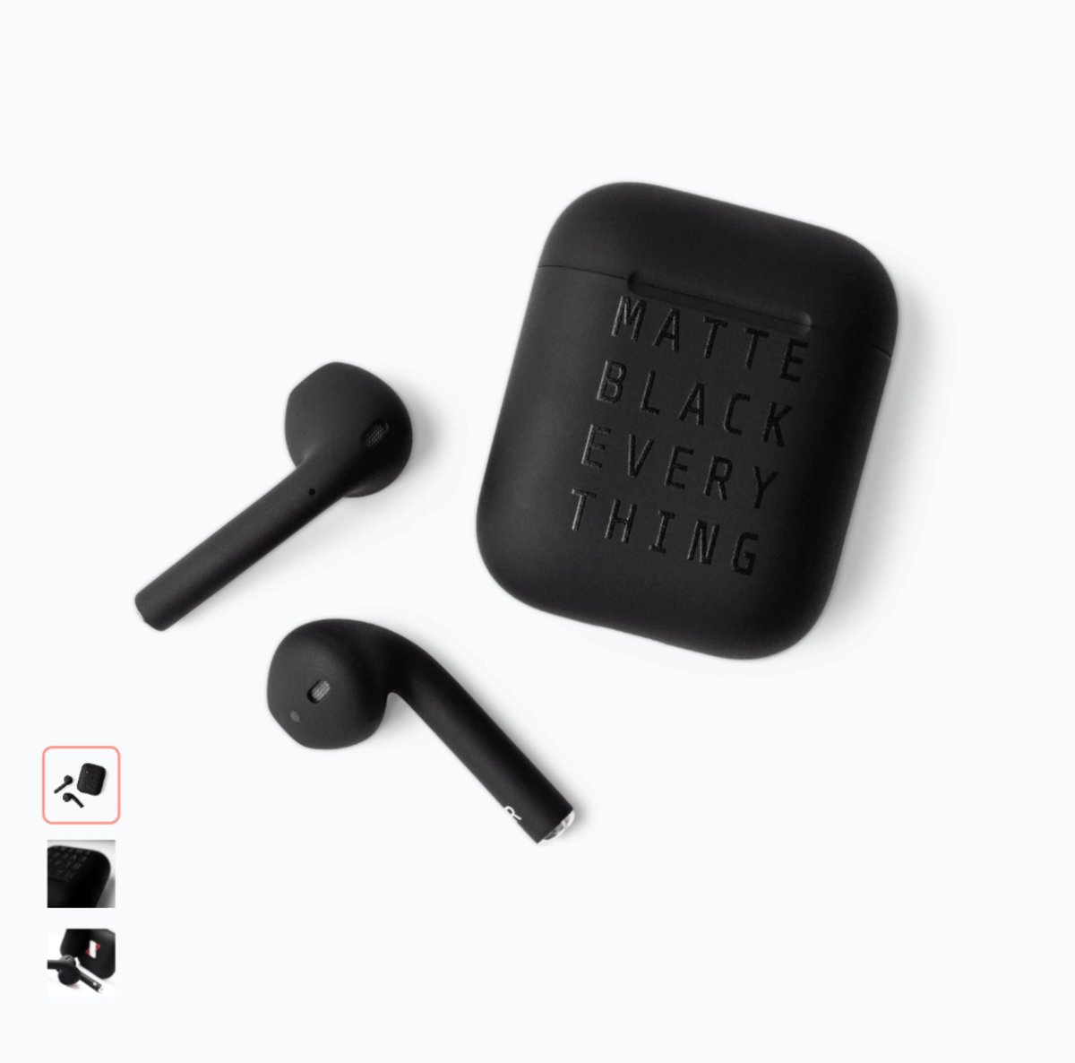 MKBHD's tweet photo. Oh hell yes - MATTE BLACK FRIDAY is live! Dropped matte black versions of everything. Plus discounted shipping. Been waiting a while for this 😍 (now with better art)

♣️♠️ https://t.co/aqMk7tRtgW ♠️♠️ https://t.co/AqyY1sJJpM