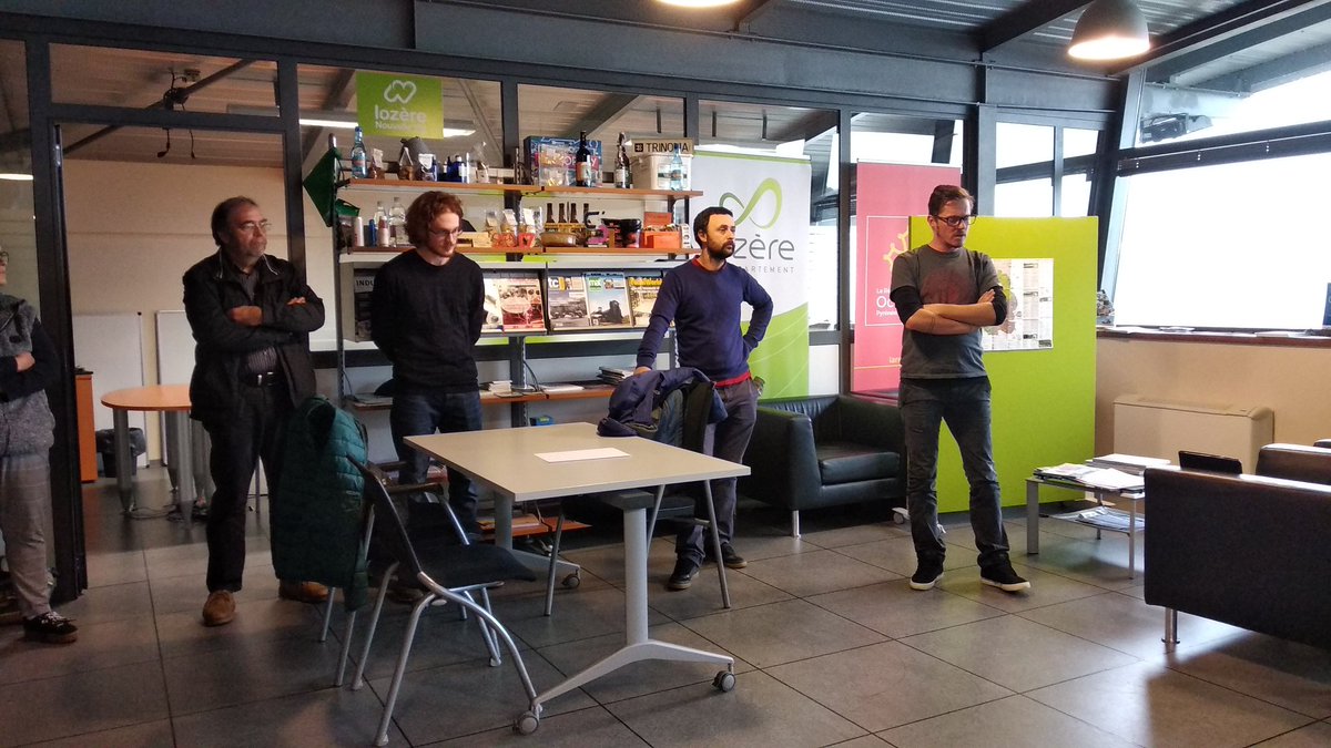 codincamp's tweet image. Le Stage Dating bat son plein à POLeN. Les pros du numérique en #Lozere ont répondu à l'appel ! Merci à tous