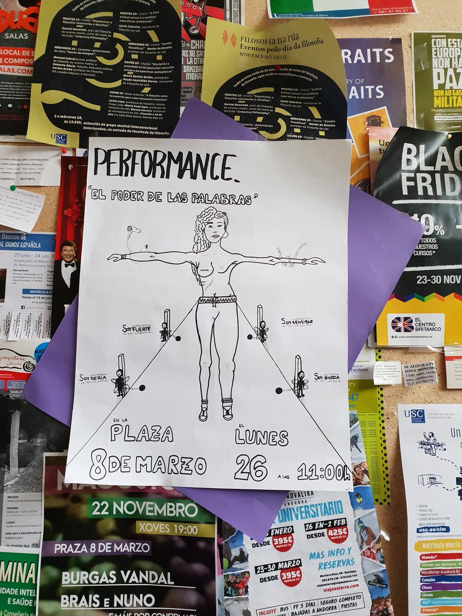 Bebi86153298's tweet photo. El cartel ya está en la Facultad de Ciencias de la Educación del Campus Norte #socioloxiaedu https://t.co/IE0M7P6ac4