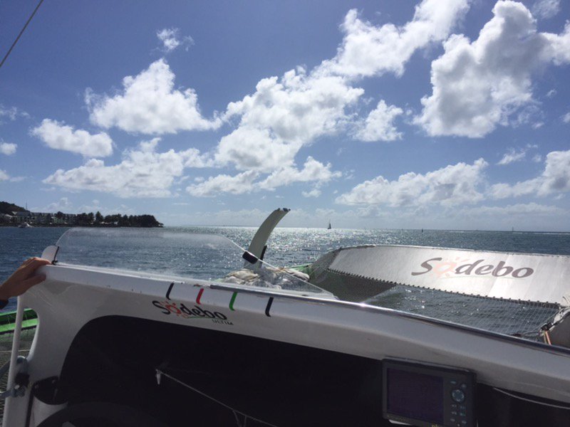 Sodebo_Voile's tweet image. Clap de fin pour #SodeboUltim2 sur la #RDR2018 : il quitte les @ilesGuadeloupe direction Lorient ! #Convoyage 
Un joli soleil avant de revenir vers nos températures hivernales
