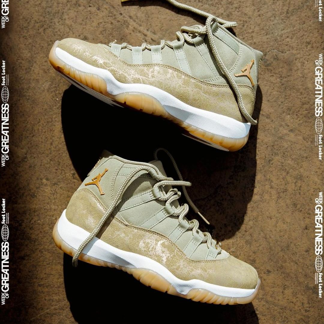 olive lux jordan 11