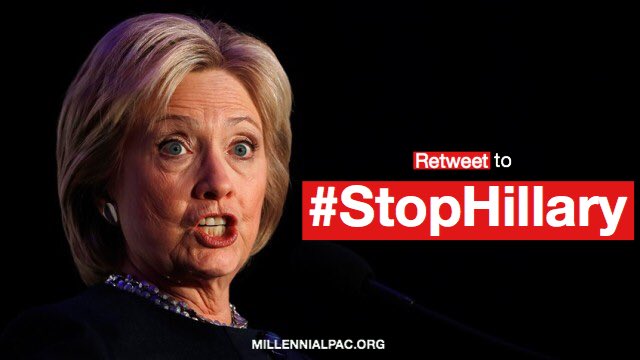 IndianaFirst's tweet photo. Retweet to tell @HillaryClinton she will not be President in 2020 #MAGA #StopHillary https://t.co/Sqkv8HMRTZ