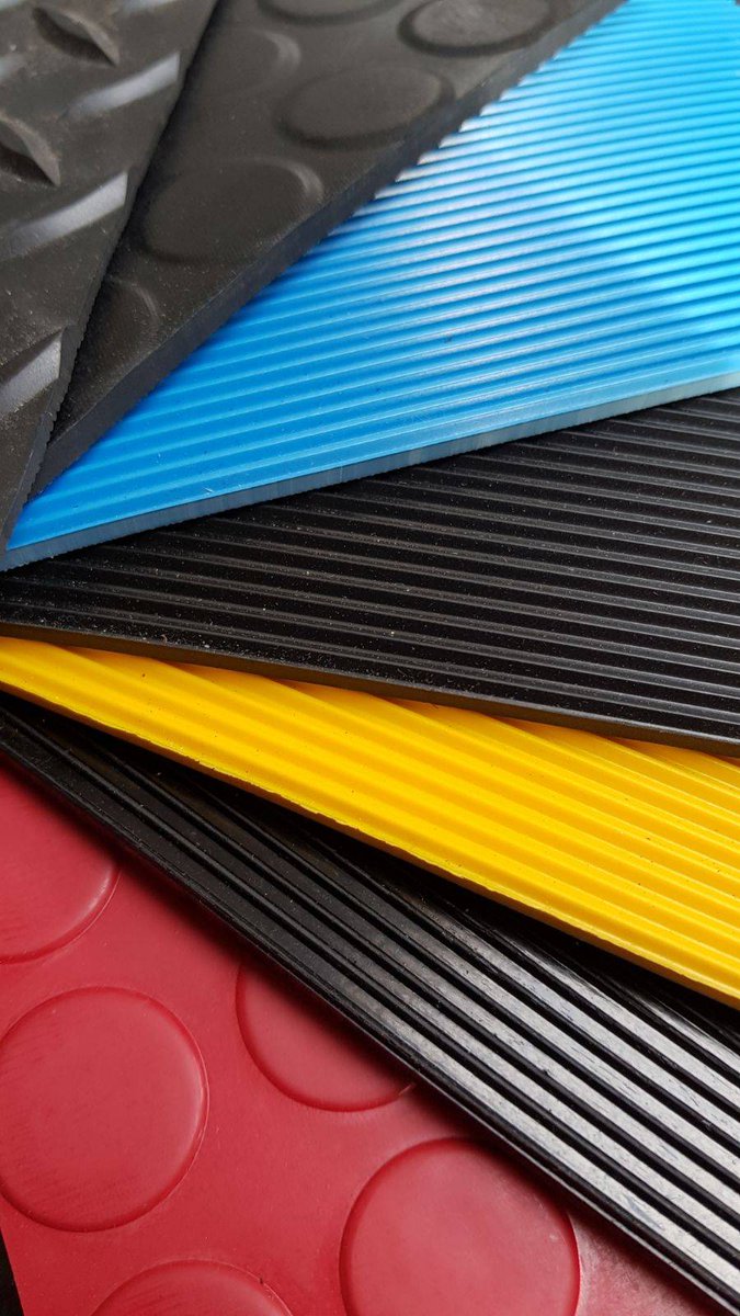 Just some of our mats range with different textures...