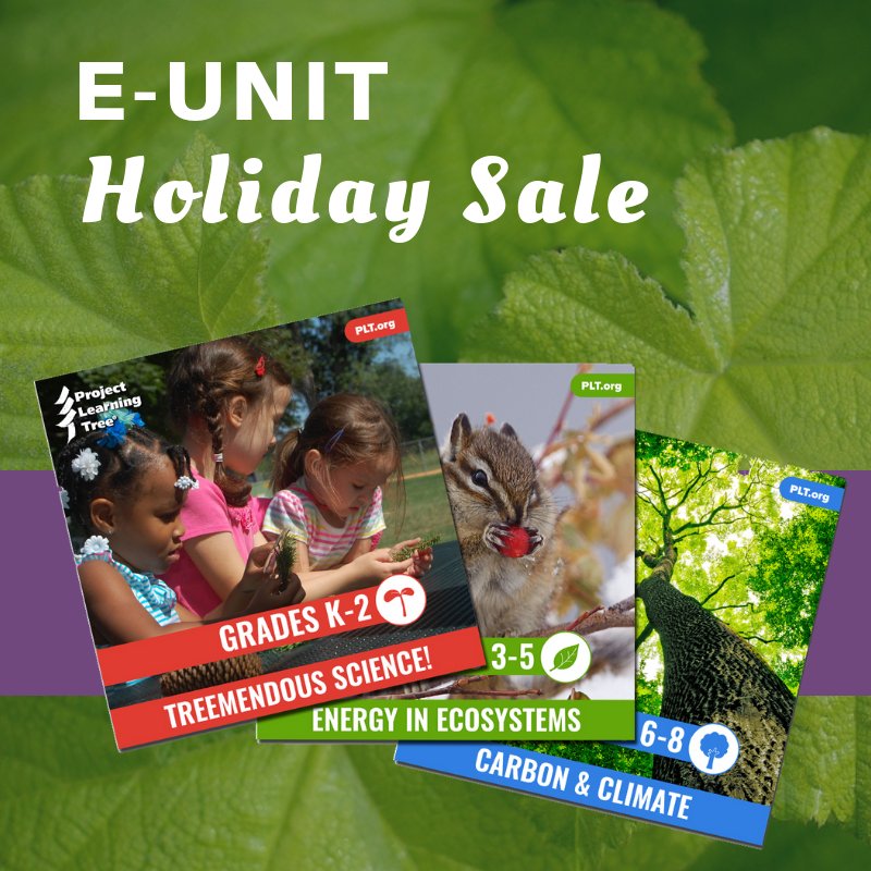 PLT's tweet photo. 🚨🚨🚨 PLT is offering a special 25% discount on E-Units now through #CyberMonday! Enter EUNIT2018 at the checkout to receive the discounted rate! Please note: this is a limited-time offer (code expires at 11:59 pm ET Monday)! #BlackFriday #EnviroEd https://t.co/yxkNylGFLP https://t.co/0POy76wPdW