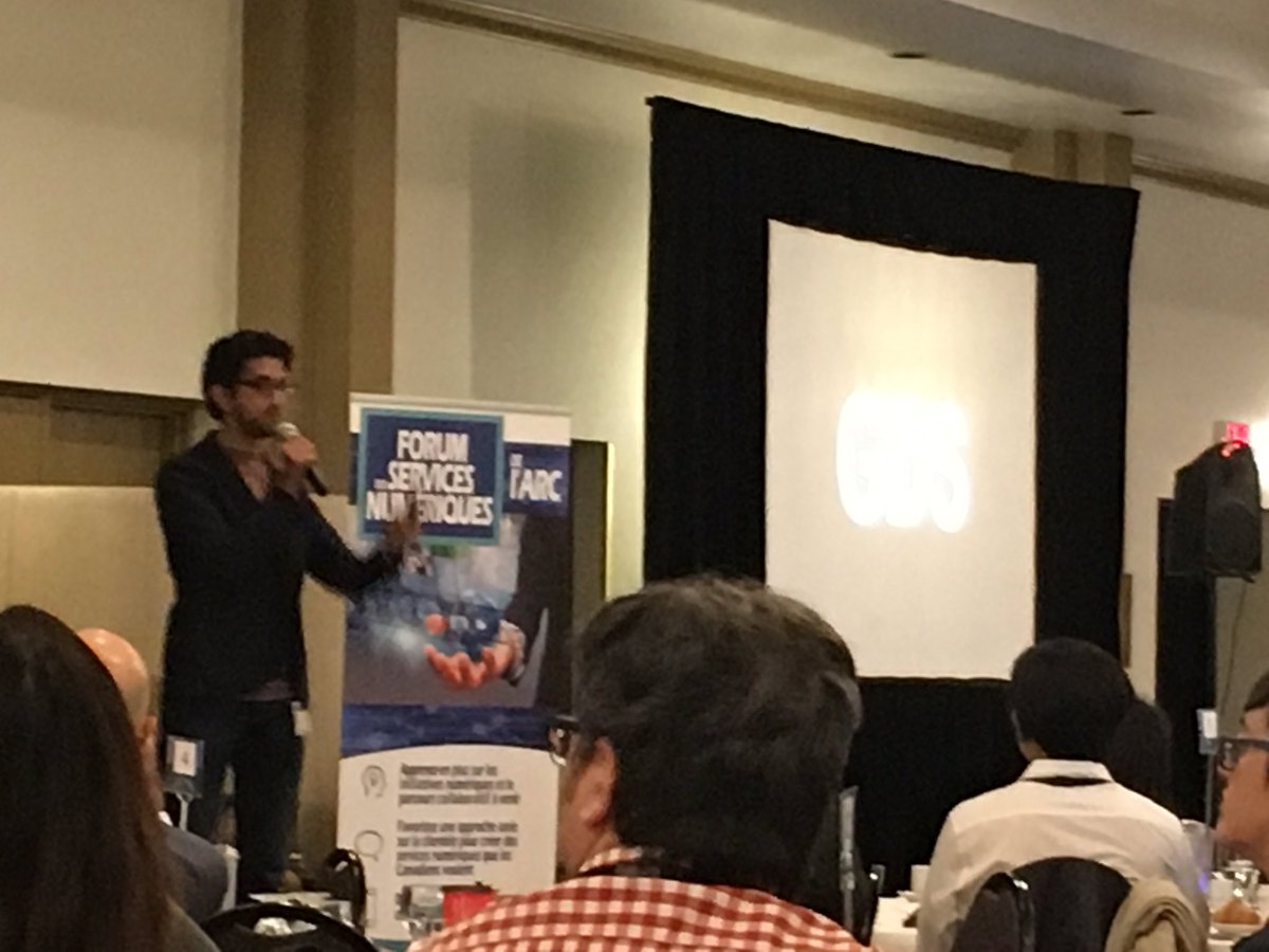 MicheWork2Surf's tweet photo. Great presentation by @cgovias at the #CRA_Digital conference. He is definitely a skilled change wave rider working hard to position the Govt of Canada to paddle hard to catch and effectively surf today’s digital ecosystem. https://t.co/l4klyEQeYp