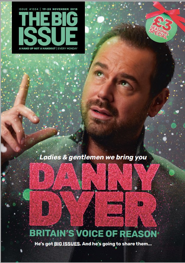 adey70's tweet photo. I had a brilliant chat with @MrDDyer last week. You can read it in this week's @BigIssue. Our vendors will be out in all weathers this weekend, so please do buy a copy if you can. Here are a few highlights: Danny Dyer on Harold Pinter, Youth Clubs &amp; History… https://t.co/xX4jjoXAOz