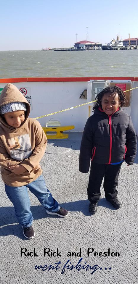 rickybernardII's tweet photo. Kids love fishing! #RickRick and #Preston went fishing... https://t.co/3QO50UyXlB