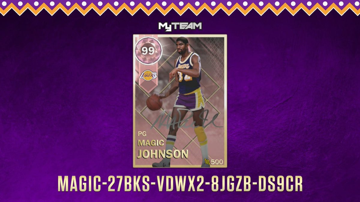 RonniesCode's tweet photo. Which #superstar are you lookin for in your #Magic 20th #AnniversaryPacks ? #pdmagic is pretty close to unstoppable
#Diamond #kobebryant
And #Amethyst #draymondgreen is the perfect motor to run your squad Grab all 3 #NBAchampions in Magic #Johnson #signatureSeries packs now! https://t.co/orZYmwIwTR