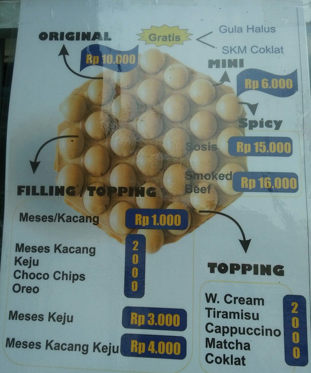 Ianright3's tweet photo. @JackVardan Ane usaha Egg Waffle om, buat yg minat franchise bs DM ya https://t.co/UTXNISMSNh
