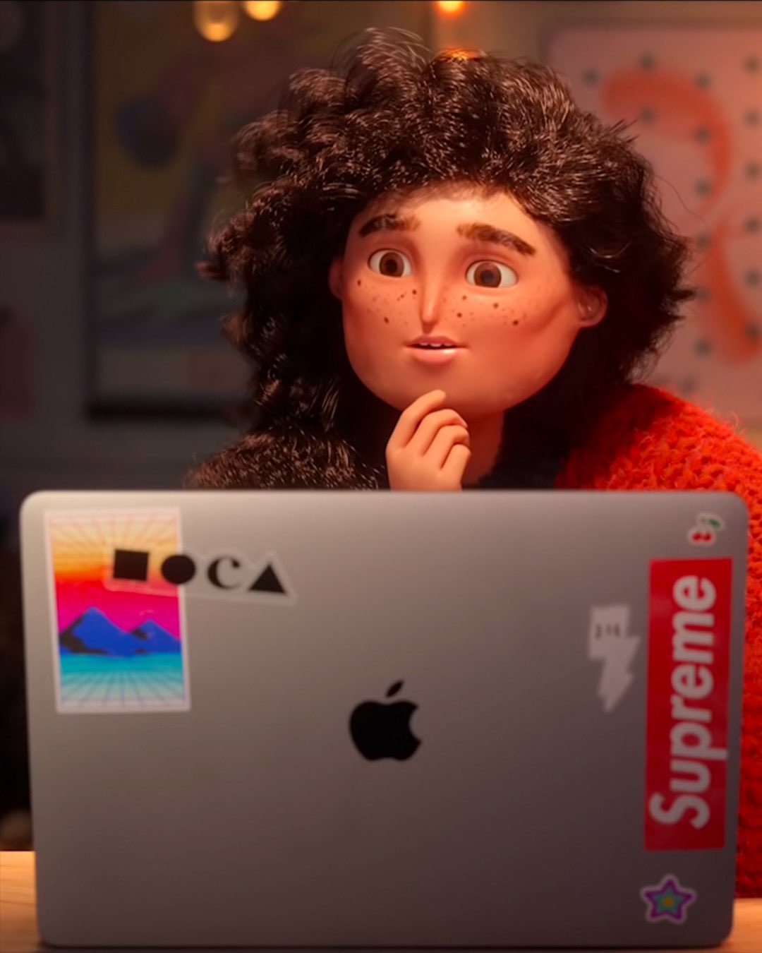 Modern Notoriety on X A Supreme Bogo sticker has appeared in Apple s holiday 2018 commercial. https t scOWuPHpZb X