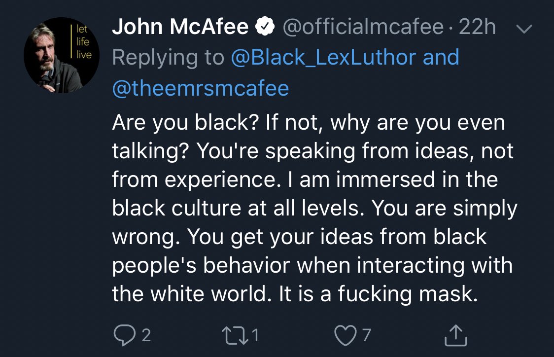DJWonka's tweet photo. 😂 John McAfee has to be coked out, and corporations like @HitachiGlobal @WesternUnion  @MGMResortsIntl @Xerox continue to support @intel using that company name. Not to mention the countless universities using products bearing his namesake. @McAfee is trash. 🚮 https://t.co/ekLuns9owT