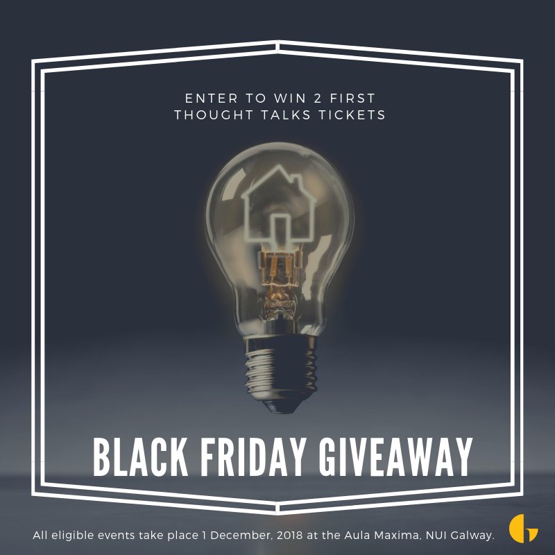 GalwayIntArts's tweet image. 🎉 #BlackFriday2018 Giveaway 🎉 
Head over to Facebook for the chance to win #FirstThoughtTalk tickets ➡️ facebook.com/GalwayInternat…