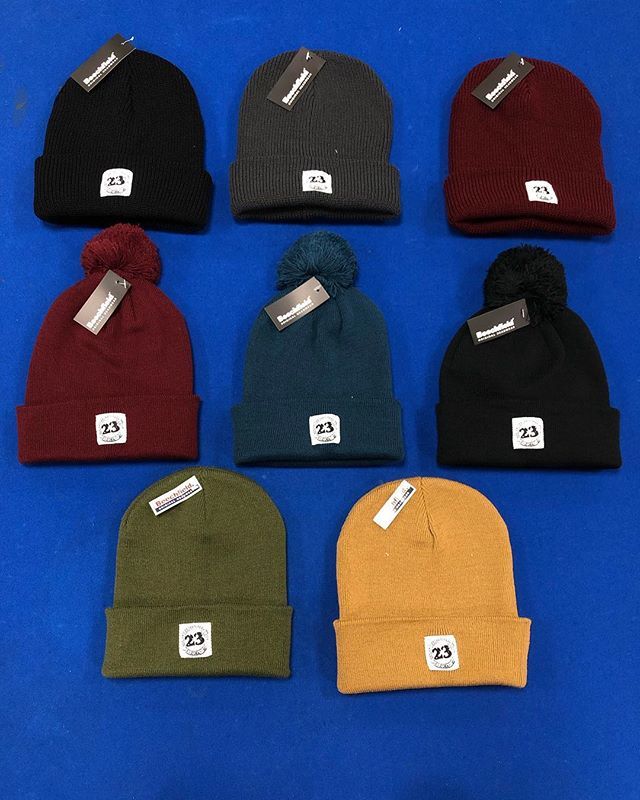 Keep your head warm this winter, We’re all stocked up on our Unit 23 beanies, come by the shop and pick one up, regular beanies are £10 and Pom-pom beanies are £12. #unit23shop