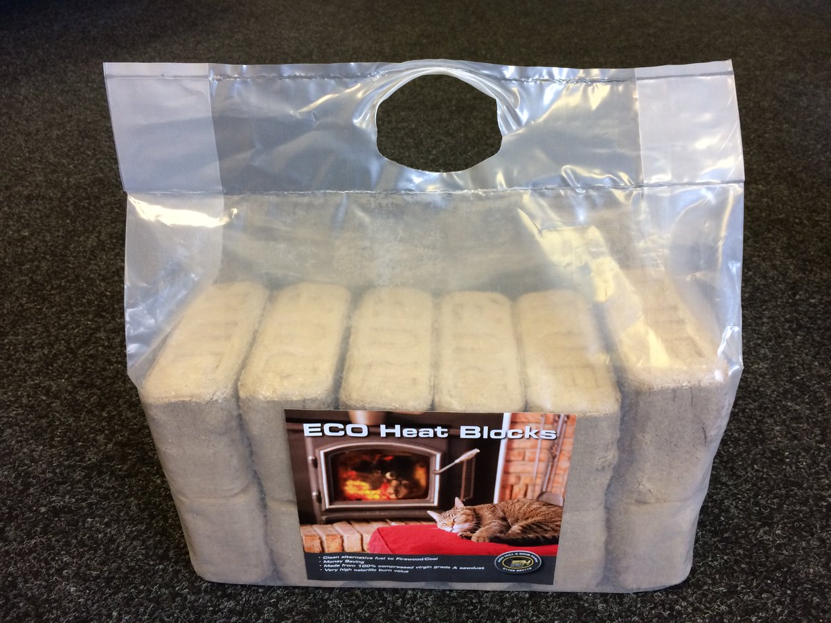 Eco Burning blocks for open fires and log burners, now available at £2.99 per pack