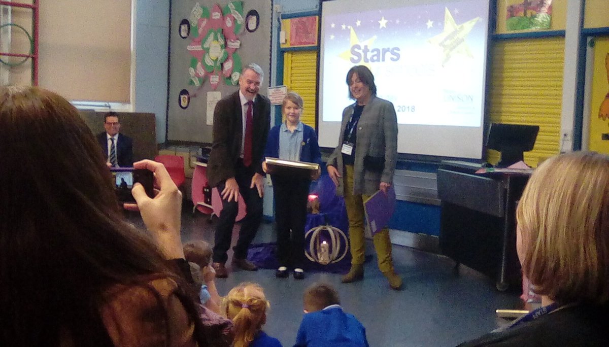 stmarypatrick's tweet photo. Wonderful celebration assembly honouring our support staff @huw4ogmore https://t.co/jtRnIjwu9L