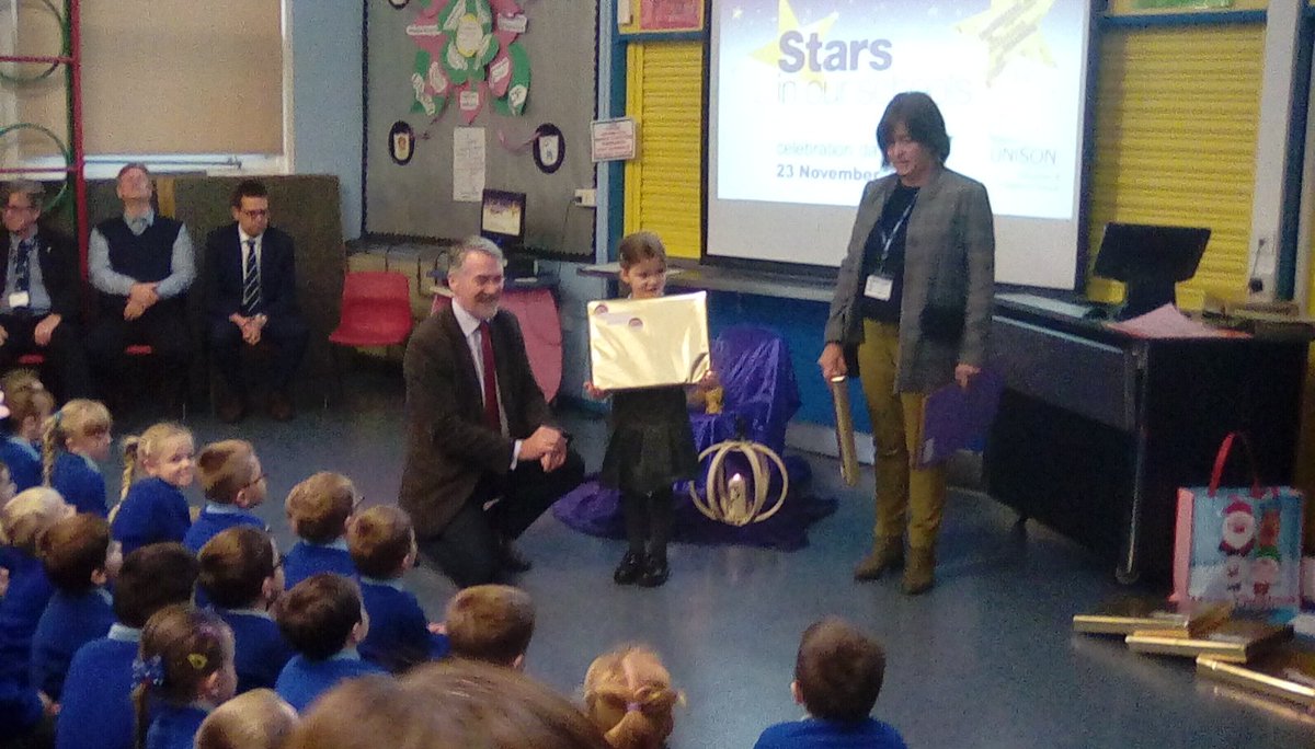 stmarypatrick's tweet photo. Wonderful celebration assembly honouring our support staff @huw4ogmore https://t.co/jtRnIjwu9L