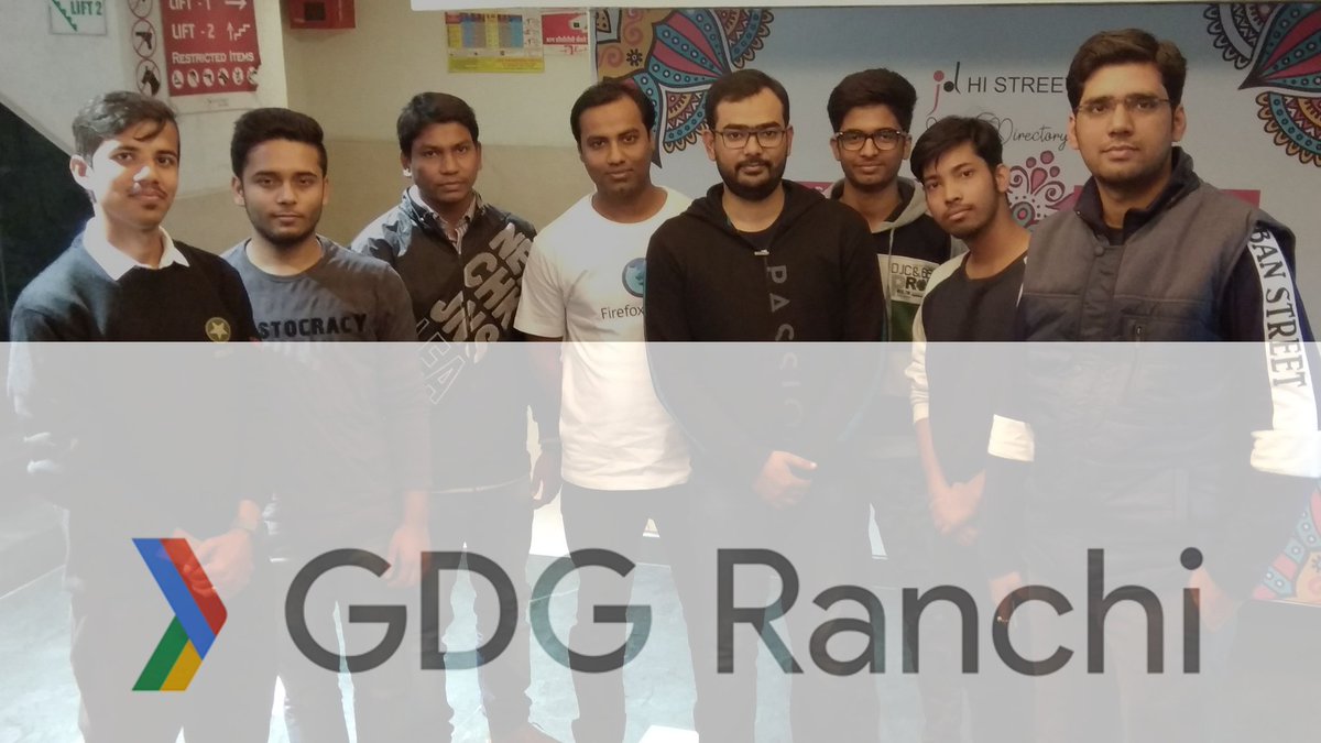 gdgrnc's tweet photo. Our first Meetup with students and developers of Ranchi.
@GoogleDevsIN @dattaniharsh @karthik_padman @ishahbaz @itsraviranjan @AlamM1212 https://t.co/Z1o9eijA1D