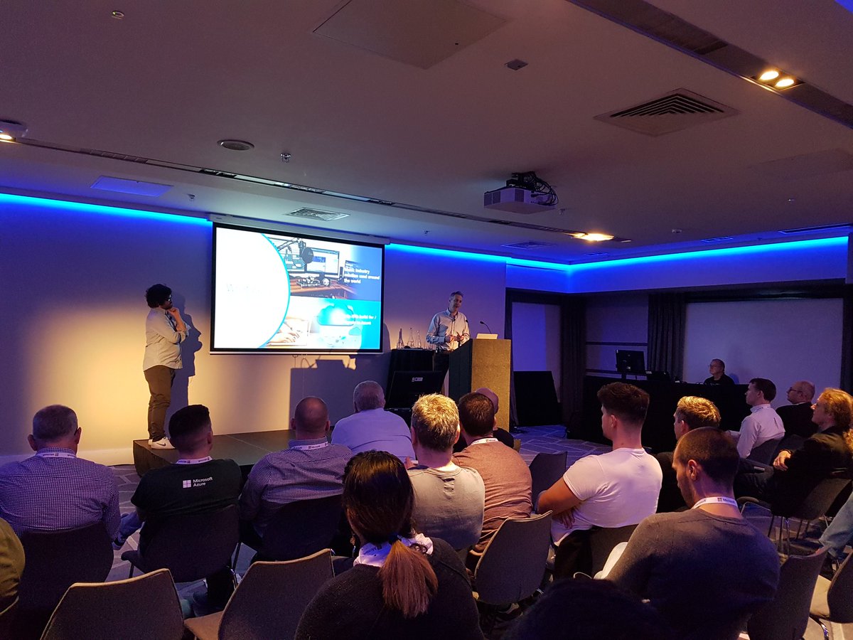 DonalACullen's tweet photo. #MSTechSummit @Spanish_Point CTO @johncorley  - using #Azure to solve big data problems for the music industry https://t.co/c6exBlMsaV