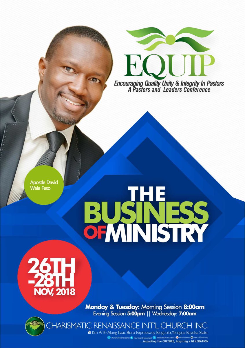 pastordavidfeso's tweet photo. Ministry is 10% preaching and 90% administration. Without effective administration the impact of your ministry will be minimized. Learn more about Church Administration, developing a video and sound department, the role of media in ministry, Pastoral Care and People Management... https://t.co/ldN6O23Ag0