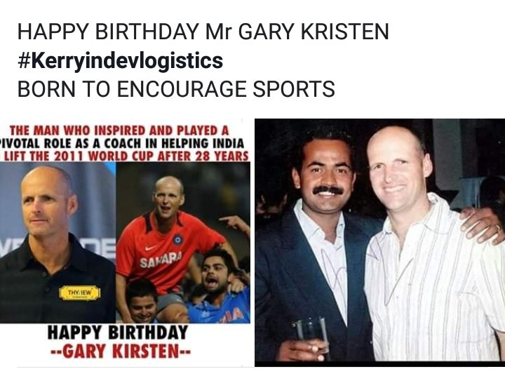 HAPPY BIRTHDAY Mr GARY KIRSTEN 