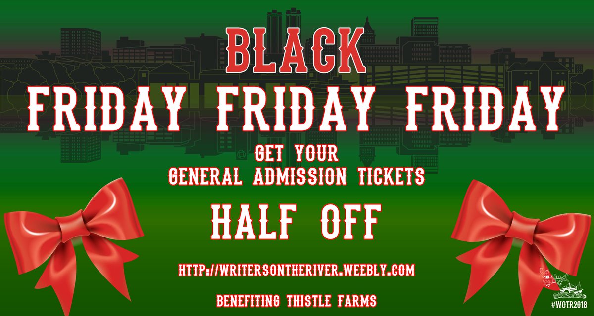 layne_lyssa's tweet photo. Come see me at Writers on the River next summer! Today only-HALF OFF ADMISSION!!! https://t.co/4tqVVkZtyj https://t.co/0JbTSfuxSW