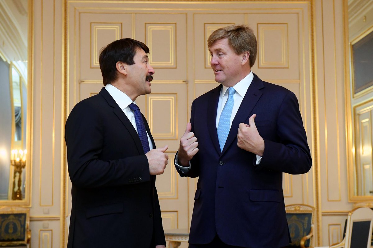 hbn_pr's tweet photo. President János Áder Meets Dutch King, Discusses Climate Change
https://t.co/y8hkZaFJDT https://t.co/bx41jotcUn