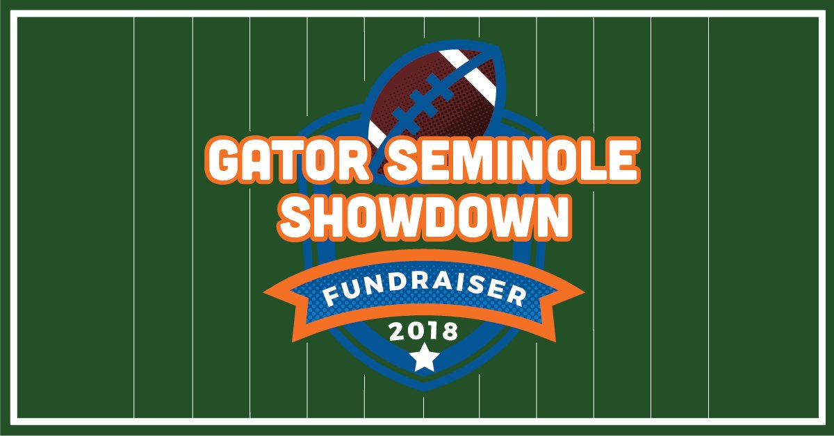 gatorwesley's tweet photo. The big game is tomorrow and so is the grand finale of the Gator Seminole Showdown. Help Gator Wesley take home the victory as we raise funds for our campus ministry. https://t.co/vU61m13gBu https://t.co/Ey8GEKodt4