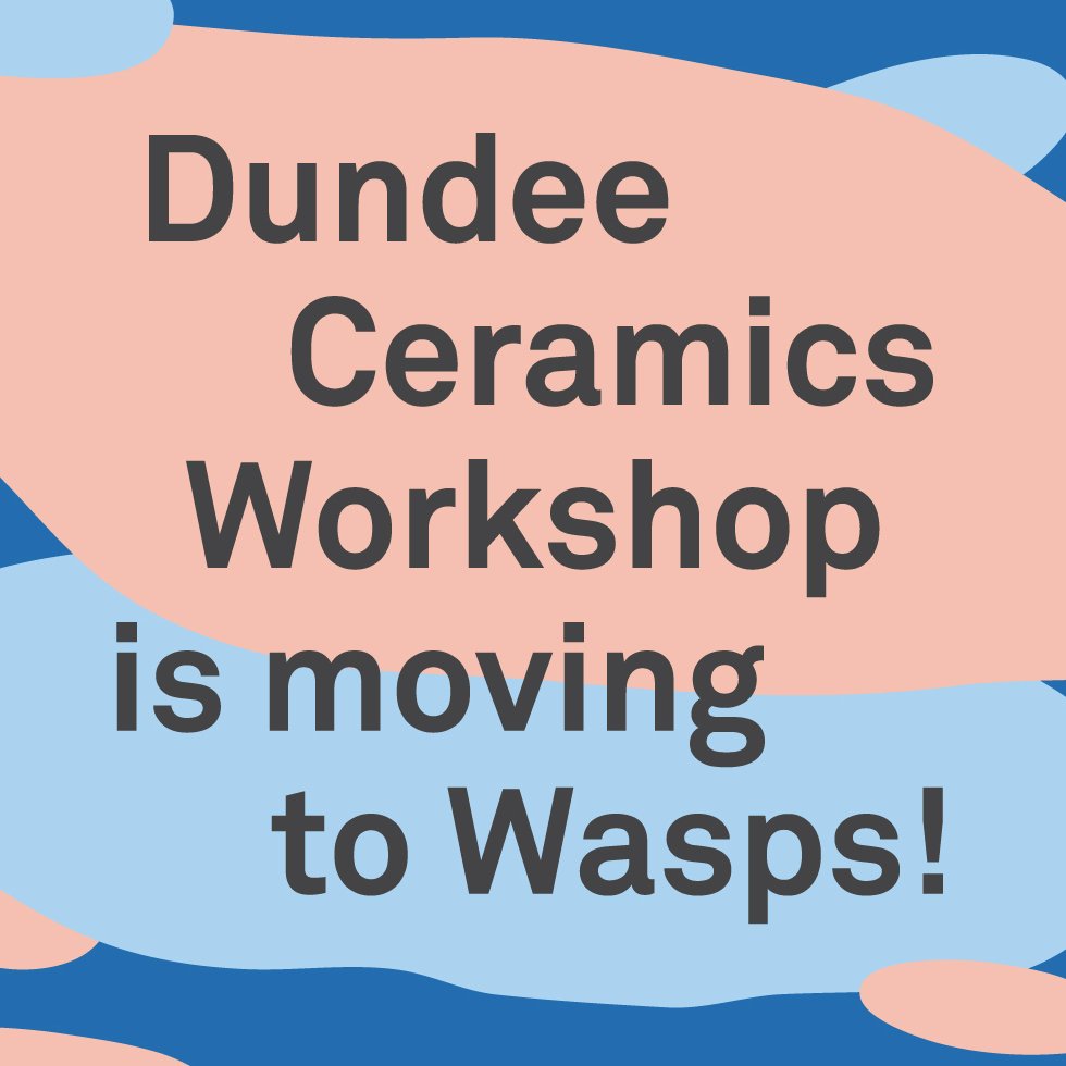DundeeCeramics's tweet photo. Exciting news - we're moving house! As of 1 January 2019 you'll find us at our new home, @WaspsMeadowMill. More space, more storage, and units to rent to ceramic artists. Updates coming soon! https://t.co/Ln237LqSXd