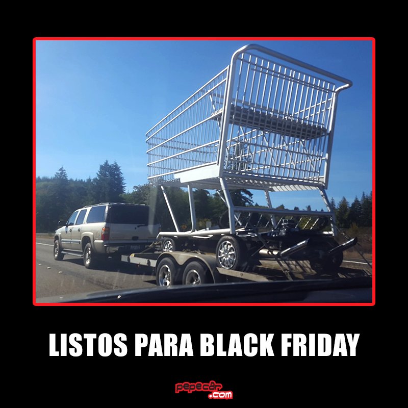 Cuando te vuelves loco por las compras #BlackFriday2018