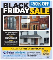 WindowsSelect's tweet image. #blackFriday2018  50% off at #selectwindows sign up for a Quote on our website - selectwindows.co.uk