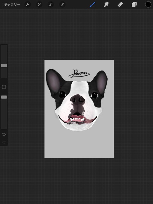 ボストンテリアのtwitterイラスト検索結果 古い順