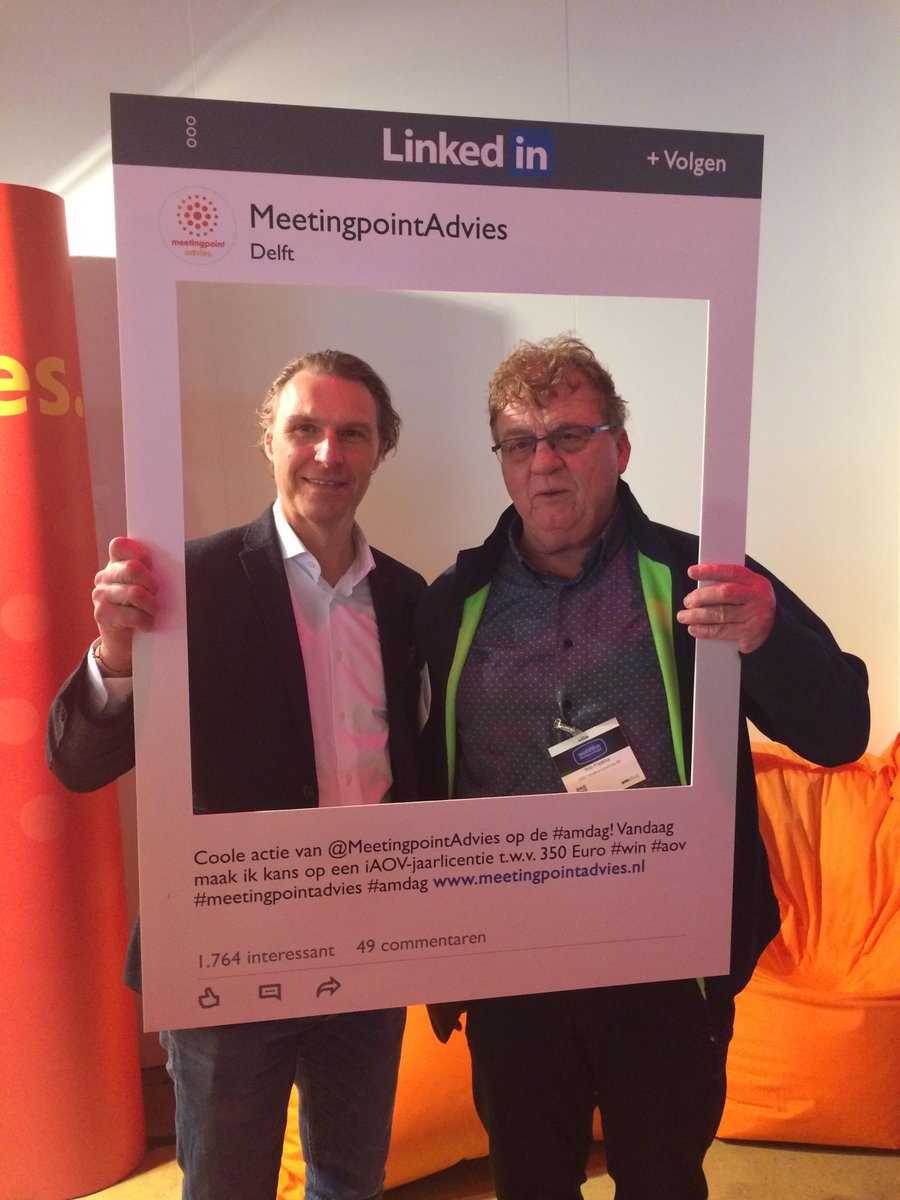 MPAdvies's tweet photo. Na vele deelnemers aan onze MeetingpointAdvies prijsvraag op de  @AMweb_nl:dag is de winnaar bekend!
De winnaar is:
Rob Fredricks

Gefeliciteerd met een gratis AOV licentie! https://t.co/gbbiDaxRw7