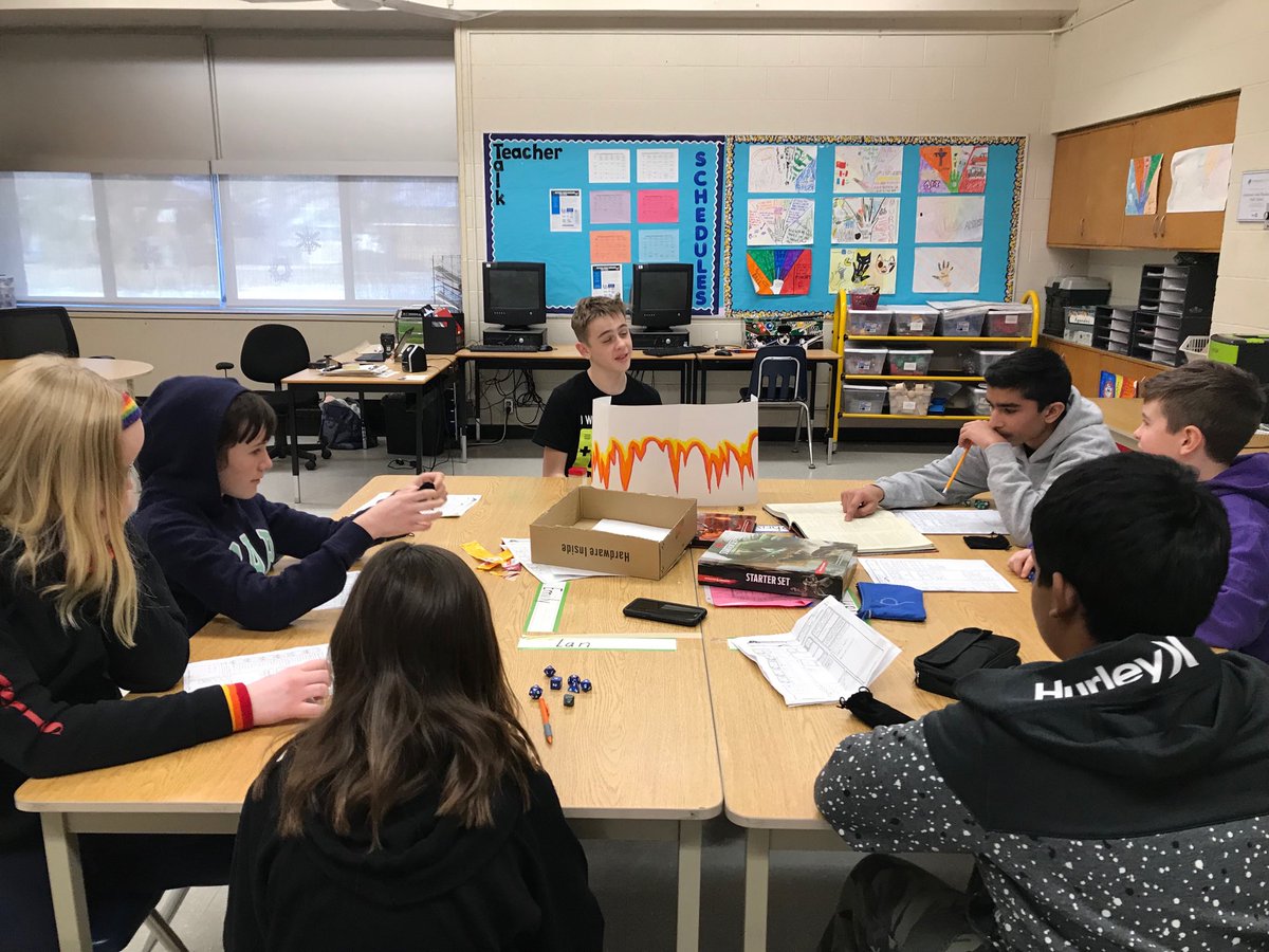 saramarcella5's tweet image. Dungeons &amp;amp; Dragons Adventure ⁦@CentennialGw⁩ Be Critical. Be Creative. Problem Solve. #alternativeprograms