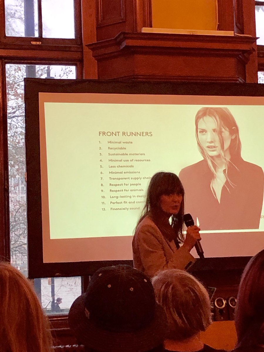 _AlexFlorea's tweet image. @ElinLarsson3 from @Filippa_K speaking about embedding sustainability into their products through Front Runners at @UAL #DisruptingPatterns event this afternoon.