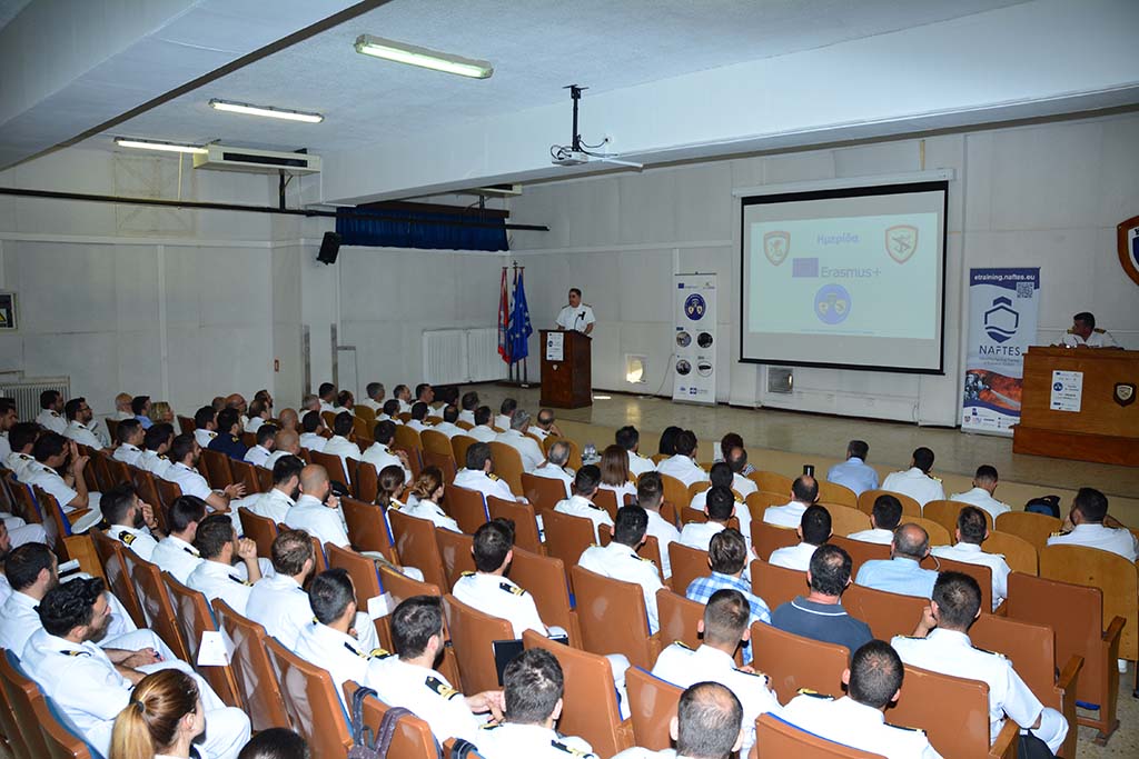 naftes_project's tweet photo. Training Results Conference in Erasmus Plus
NAFTES project was presented in Hellenic Navy conference on Tuesday, June 19, 2018. It was taken place in training center ‘ΠΑΛΑΣΚΑΣ’ in the presence of Naval Education Commander rear Admiral E. Mikrou. https://t.co/RwsEEw8rC1