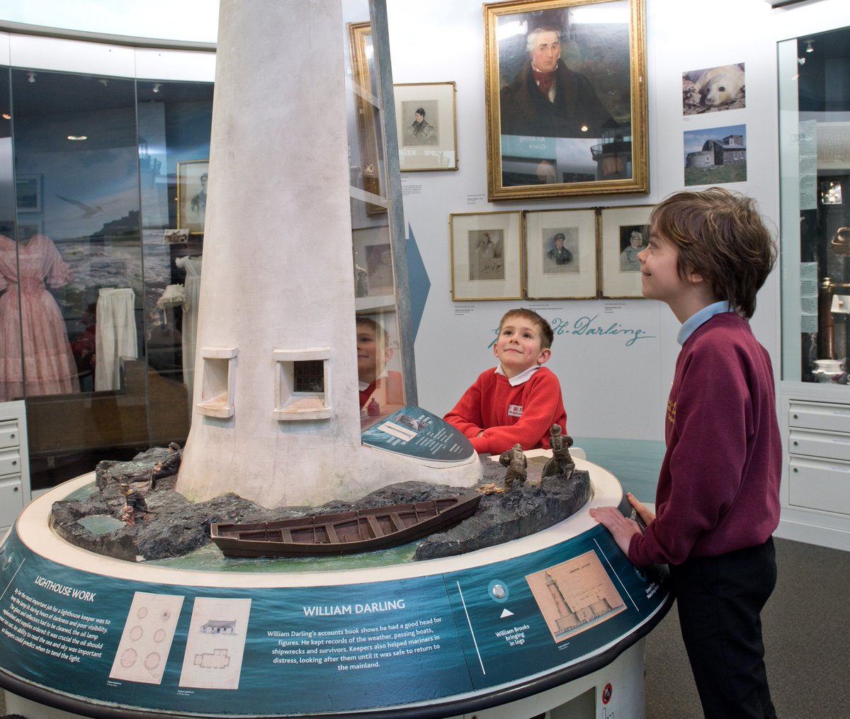 RNLI's tweet photo. There are education packs, so that young people can learn more about the courage shown by Grace. School groups are welcome to the museum and there are also exciting workshops on offer. #GraceDarlingWeek https://t.co/aX8U4Wseaw