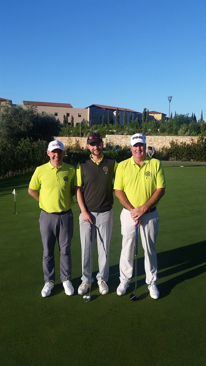 <a href="/PGA_Ireland/">PGA in Ireland</a> team made a big push today and finished just outside the top 3 @pgasofeurope event . A respectable finish.