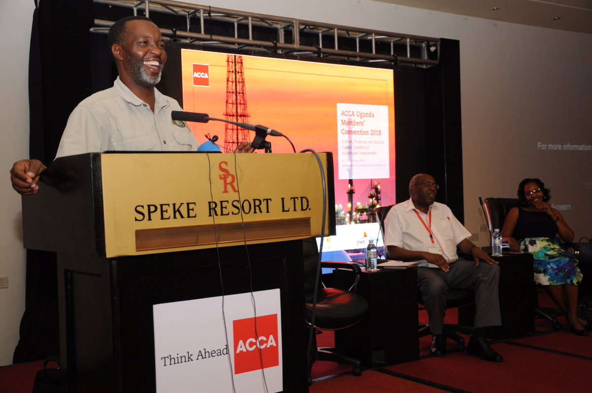 ACCAUG's tweet photo. Amos Wekesa giving his speech about the opportunities and challenges in the tourism industry in Uganda at the #ACCAConvention2018 earlier this afternoon. https://t.co/yfKJAbWCas