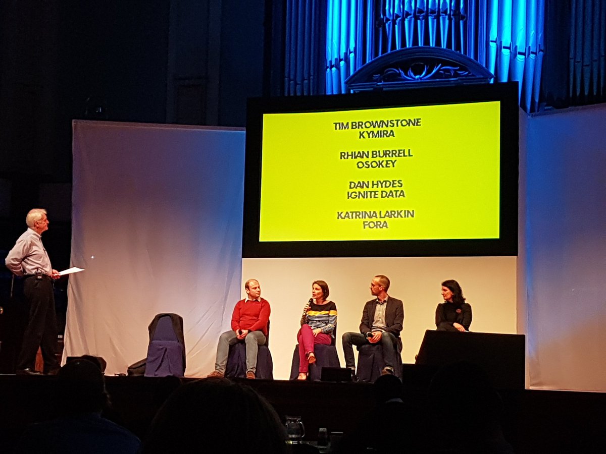 An excellent panel yesterday at the @FoDD2018 on funding a business, hosted by <a href="/jureksikorski14/">Jurek Sikorski</a> of <a href="/HenleyBSchool/">Henley Business School</a>. I especially enjoyed the stories of #bootstrapping by Rhian Burrell of Osokey and <a href="/danhydes/">Dan Hydes</a> of <a href="/IgniteData/">IgniteData</a>.