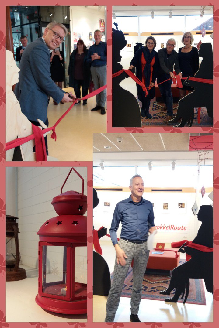 BiebLekIJssel's tweet photo. Vanmiddag de feestelijke opening van de overzichtstentoonstelling 10 jaar #Sprokkelroute in #IJsselstein. Wethouder Peter Bekker knipt met veel plezier de tentoonstelling officieel tot geopend. Info https://t.co/TXb56LOq77  #zinin  ^mv https://t.co/czCeHau7CO