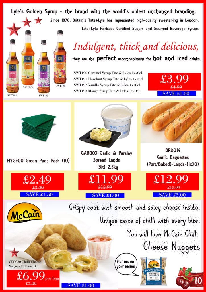 RedstarFoodserv's tweet photo. 2018 Redstar Xmas Offers https://t.co/BsbhxICyfd