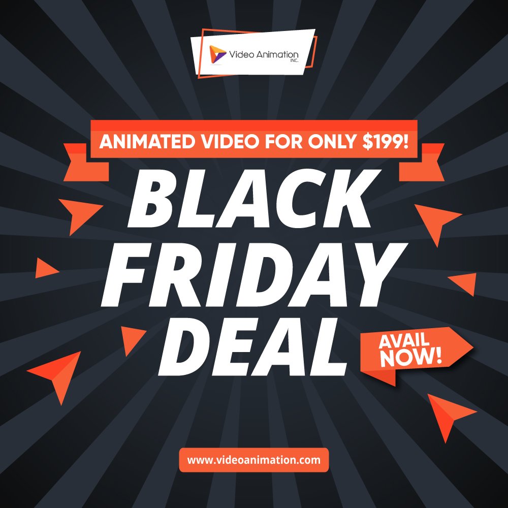 inc_animation's tweet image. Get #30Second #AnimatedVideo for only $199!

#VideoAnimationInc #2DAnimation #WhiteBoardAnimation #ArtBoardAnimation #AnimationService #FridayDeal #WebAnimation #BlackFriday2018 #BlackFriday #FridayMotivation #WeekendDeal