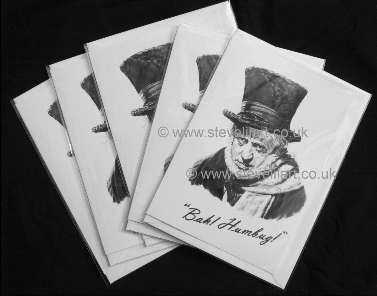 Alastair Sim, Scrooge collector's greeting card . Stevelilart graphite rendered artwork created In collaboration with Talking Pictures TV.Available from my webstore stevelilart.co.uk or from Talking Pictures TV renownfilms.co.uk…/renown-christmas-gi…/page/2/